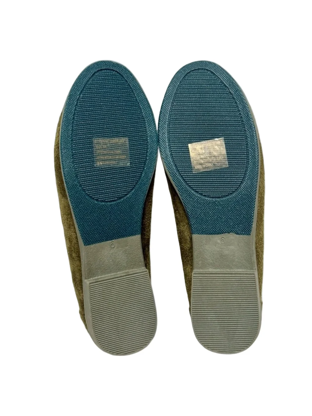 Elegant Olive Suede Women's Loafers